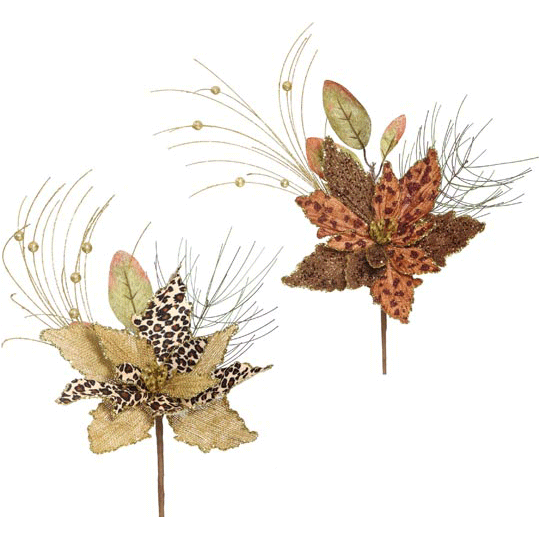 Safari Poinsetia Pack 17" set of 2
