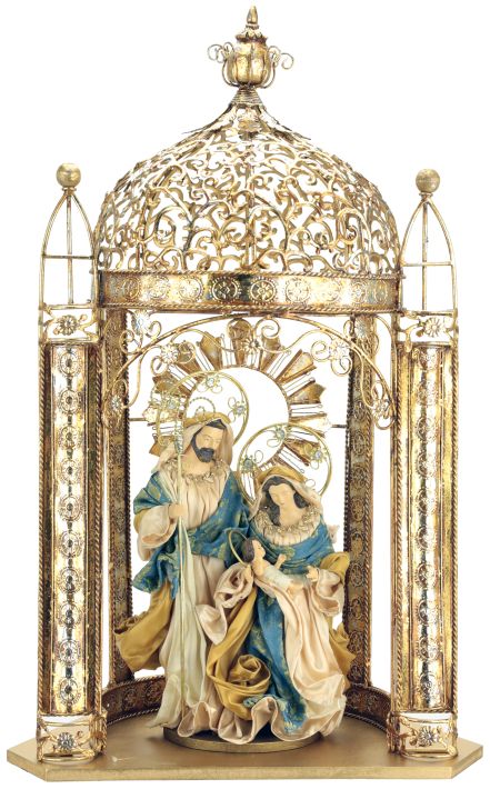 Majestic Holy Family on Gazebo 29"