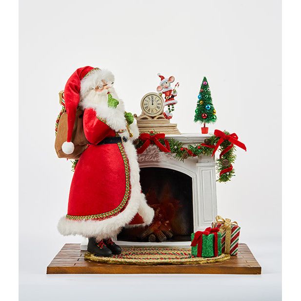 Santa at Midnight Scene 15"