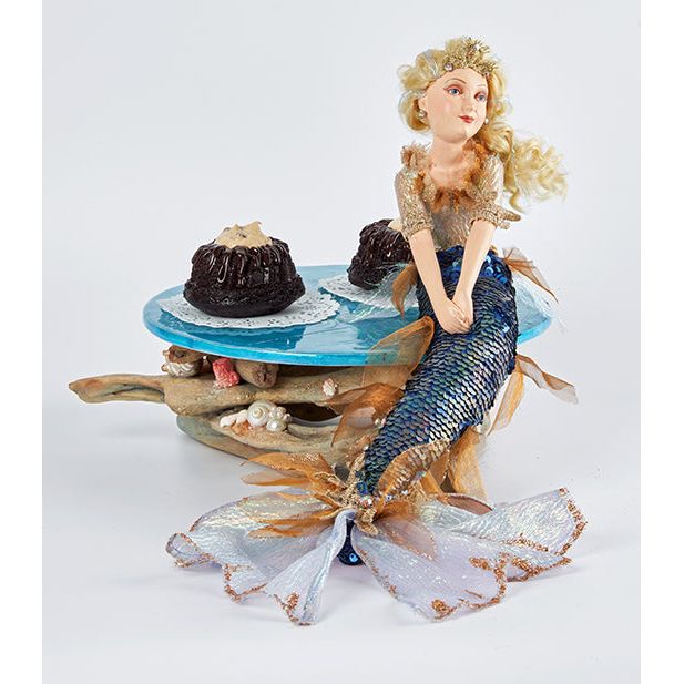 Mermaid with Tray 11"