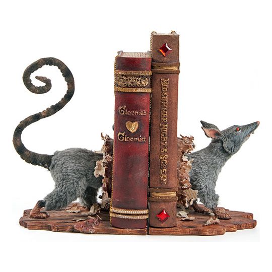 Shakesfeare Rat Book Ends 9"