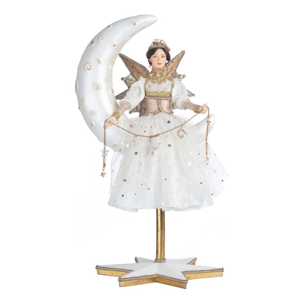Celestial Angel on Moon 18.25"