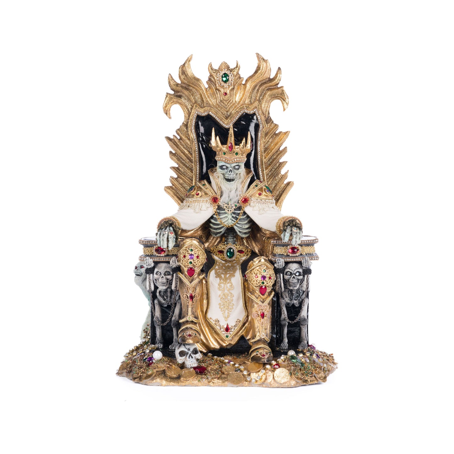 Captain Skully Swashbuckler Pirate King In Chair 17"