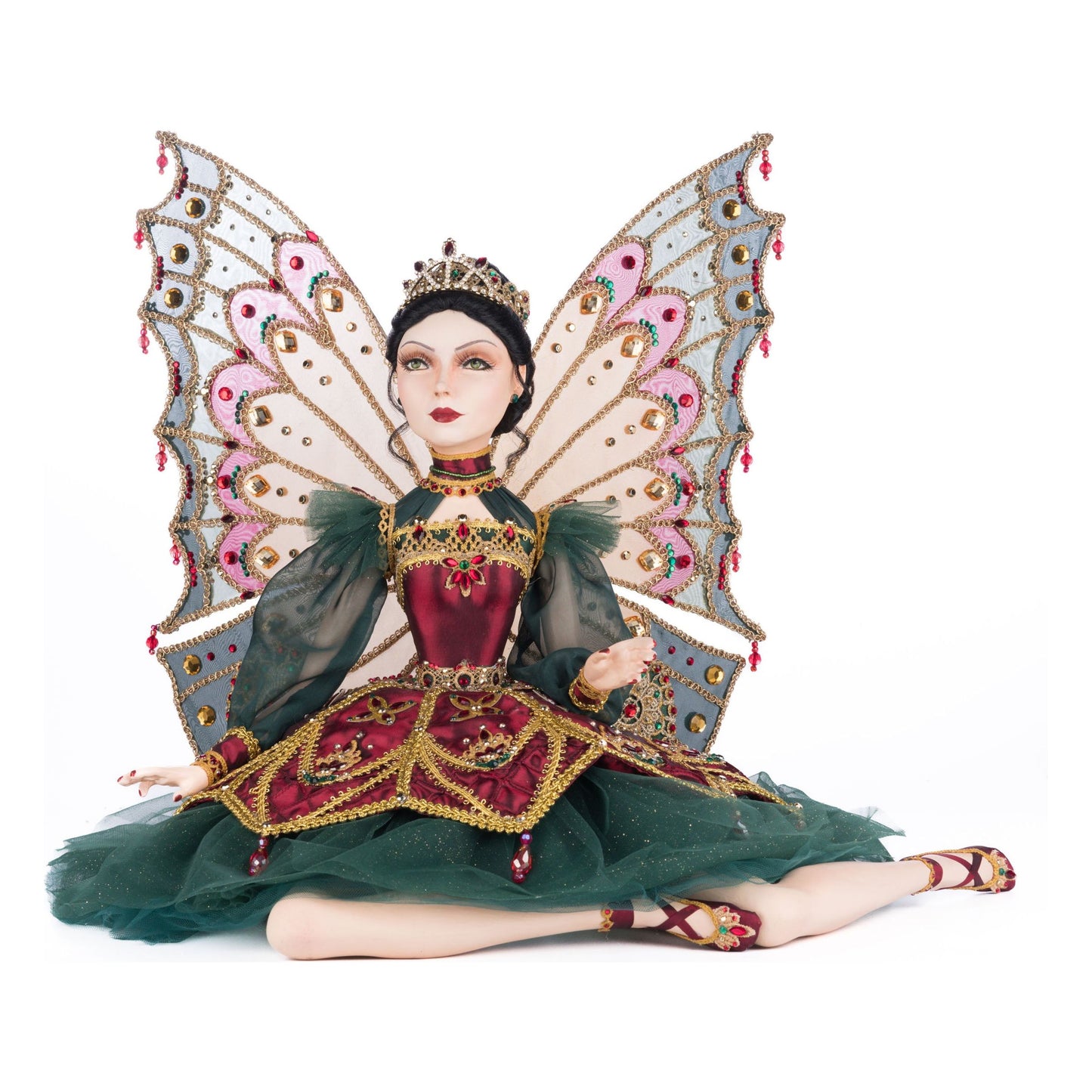 Belle Noelle Sitting Fairy Ballerina Doll 23"