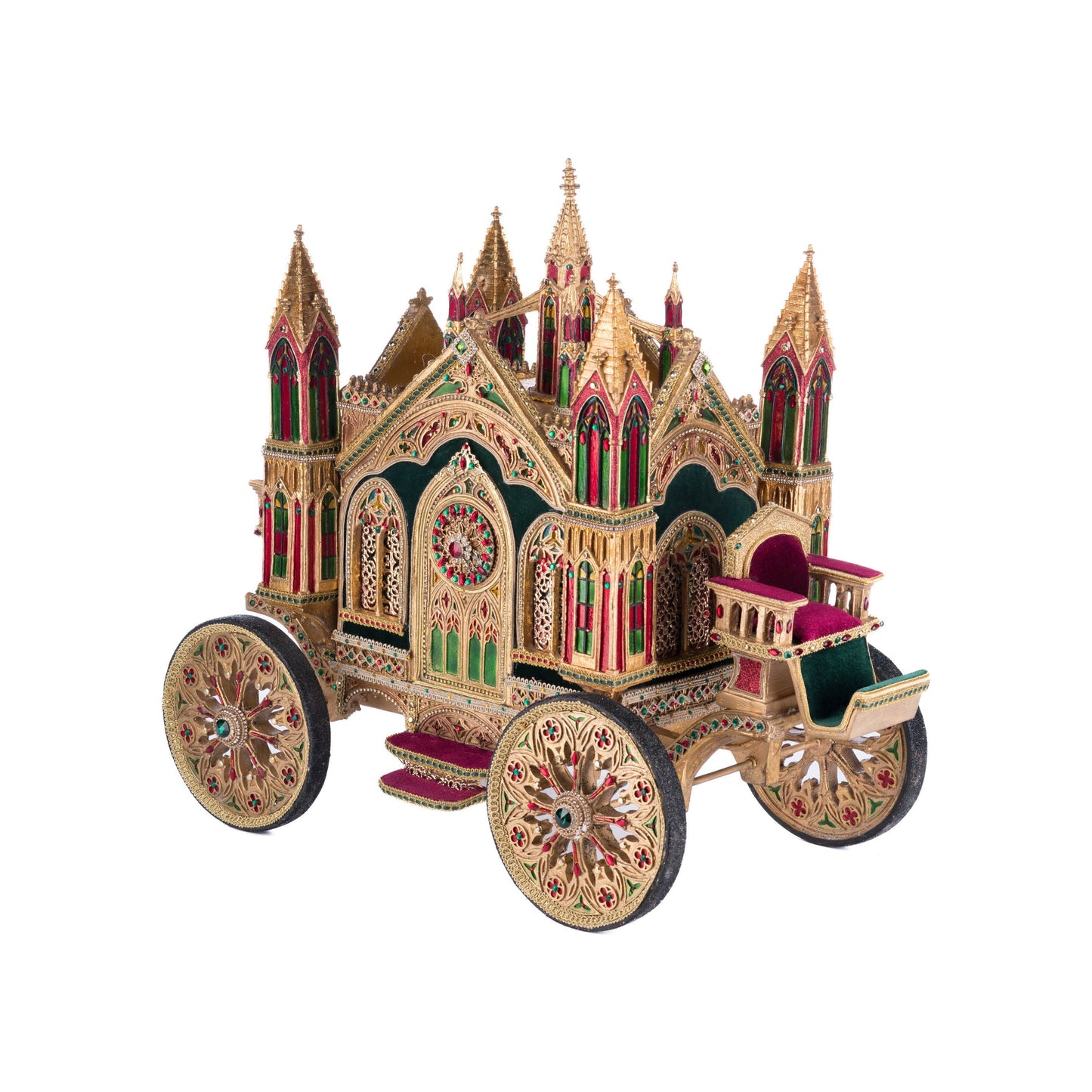 Christmas Castle Carriage 20.25"