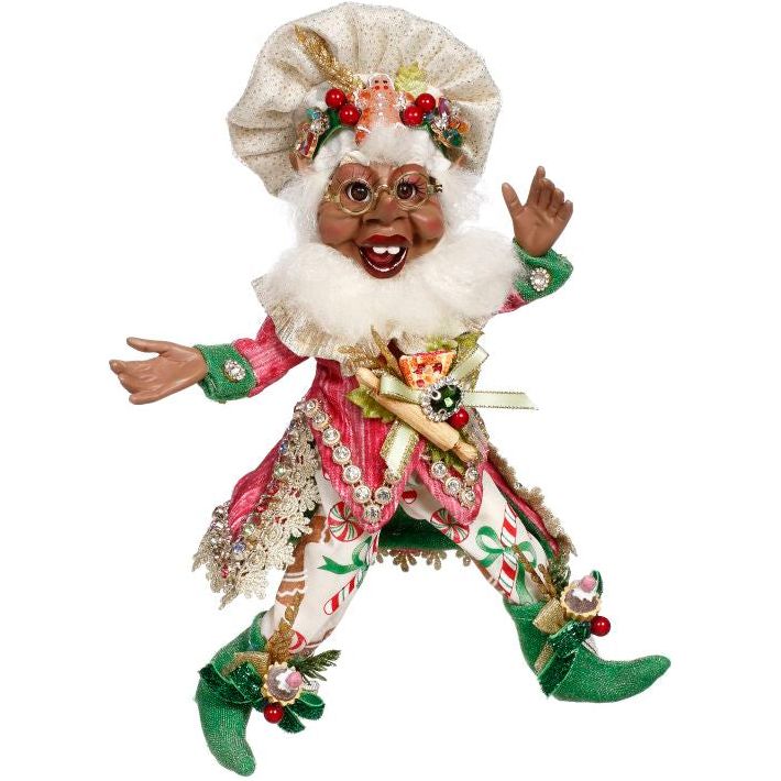 African American Pastry Maker Elf S. 10"