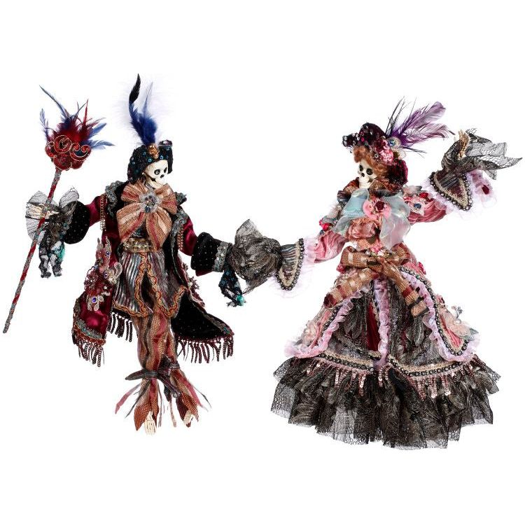 Vintage Chic Skeleton Sm 18" Set/2