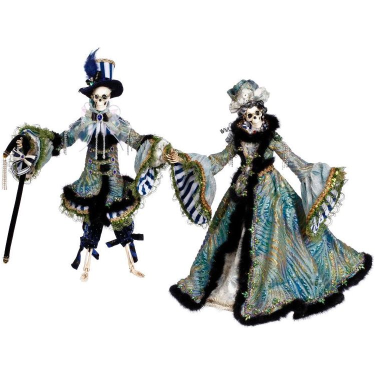 Blue Wave Skeleton Sm 18" Set/2