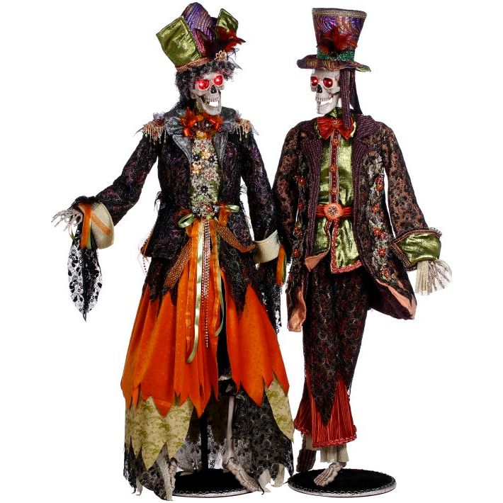 Day of Dead Skeleton 65" Set/2