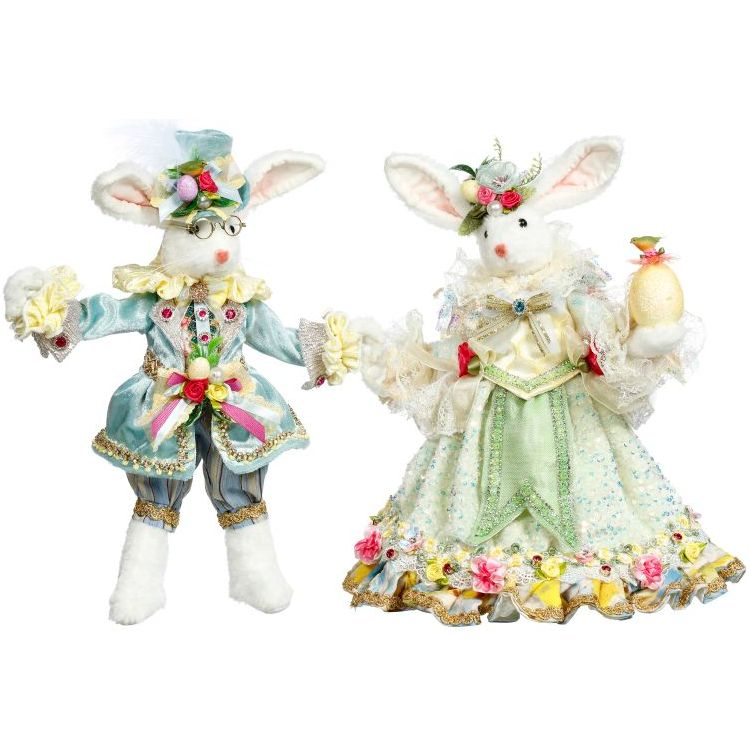 Mr & Mrs Peter Rabbit 13" set of 2