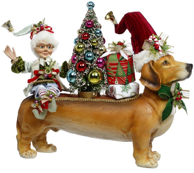 Nothing But A Hound Dog & Elf 15"