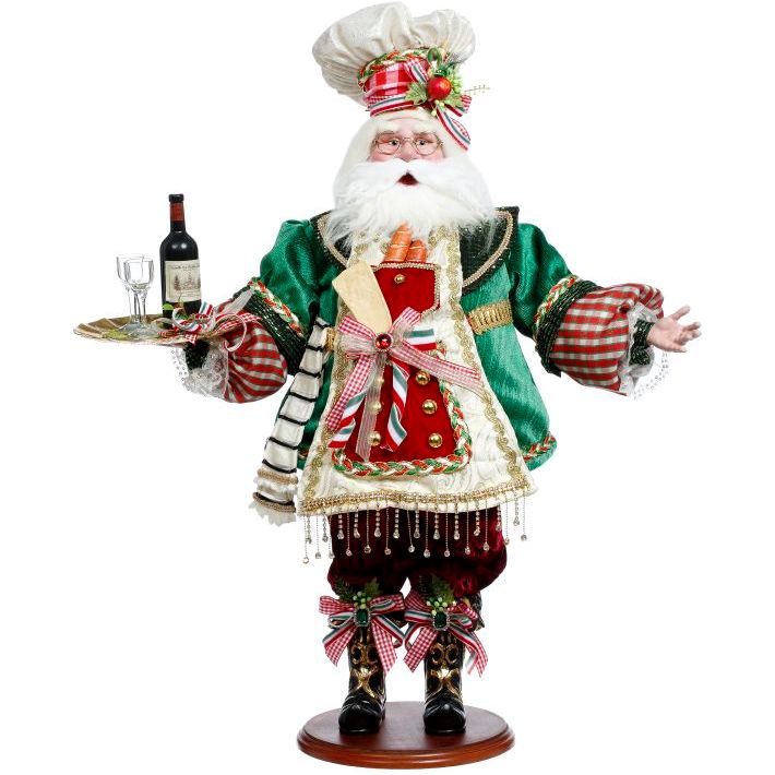 Italian Chef Santa 25"