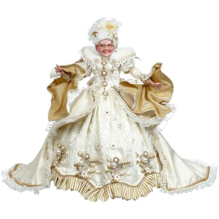 Snow & Pearls Mrs. Claus 23"