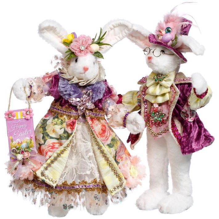 Mr & Mrs Peter Rabbit, Sm 12–13" Set/2