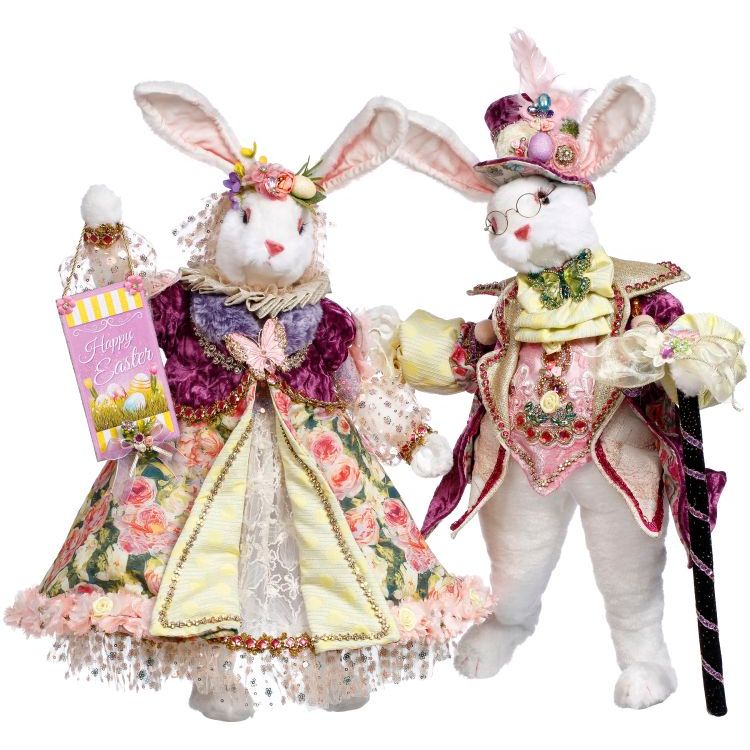 Mr & Mrs Peter Rabbit, Med 22–24" Set/2