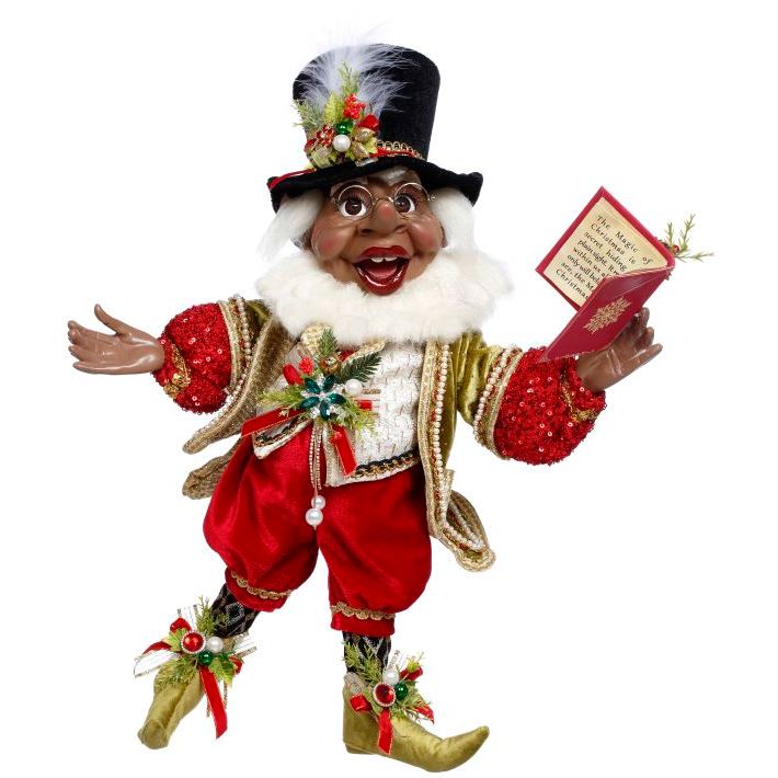 African American Cmas Carol Elf, M 20.5"