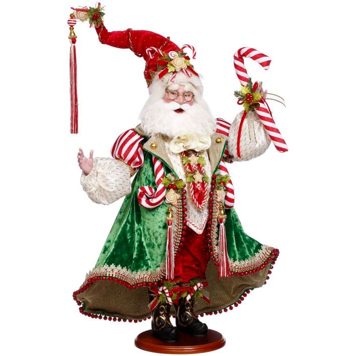 Candycane & Cookie Santa 26"