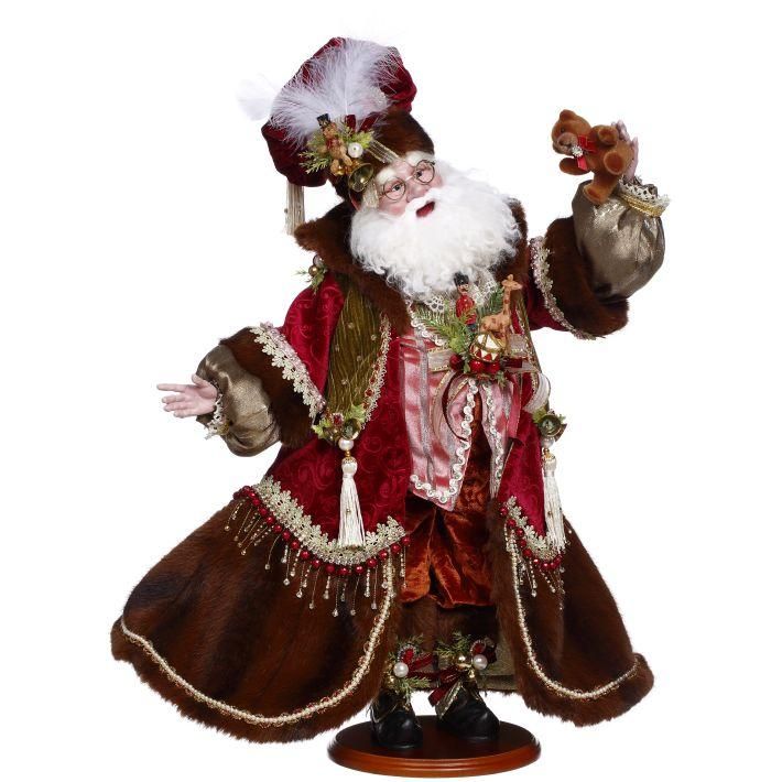 Teddybear & Toys Santa 25.5"