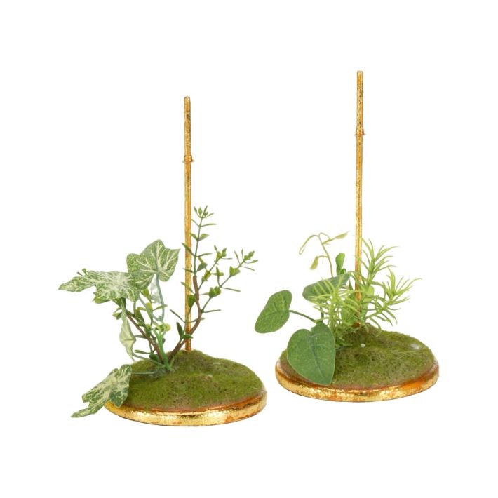 Spring Ivy Stand 7" set of2