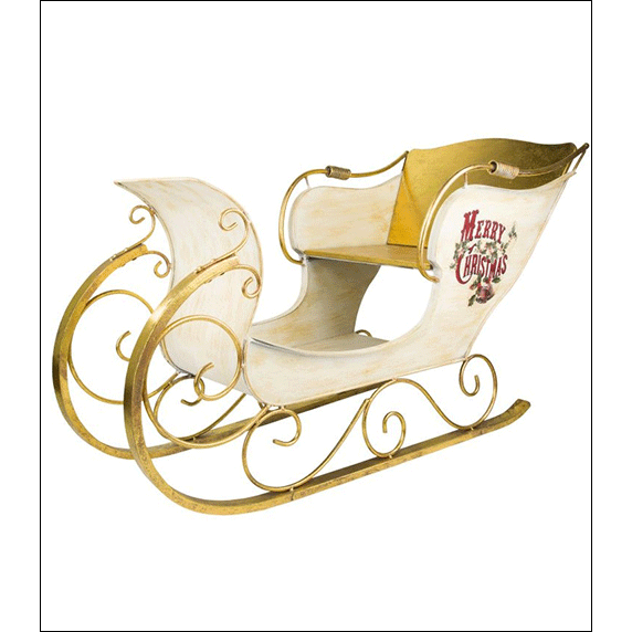 Santa's Sleigh 56 x 34"