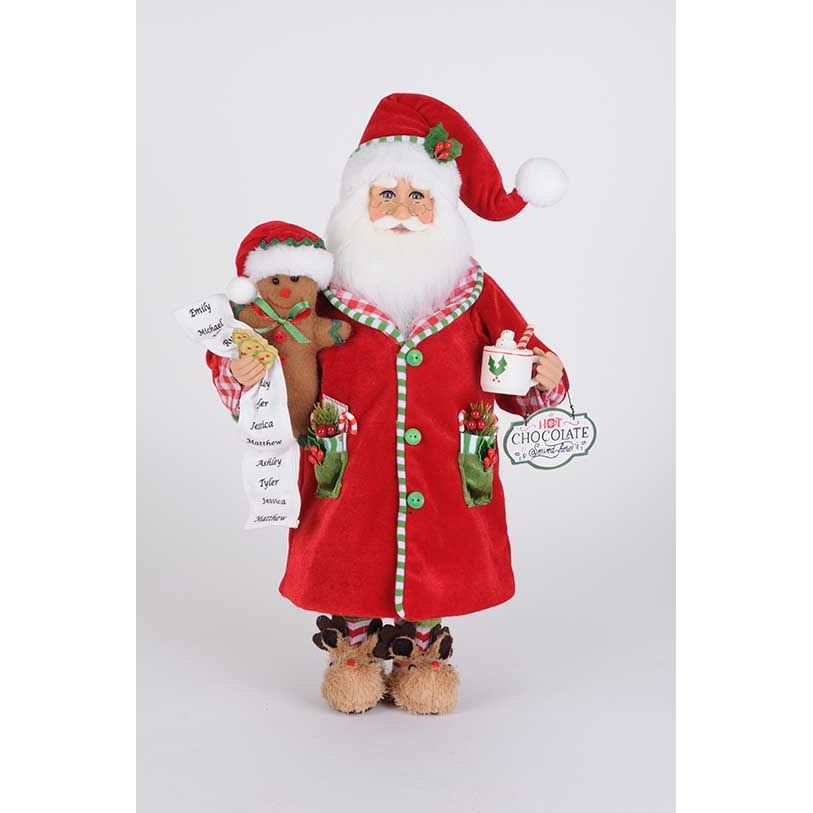 Hot Chocolate Santa 17"