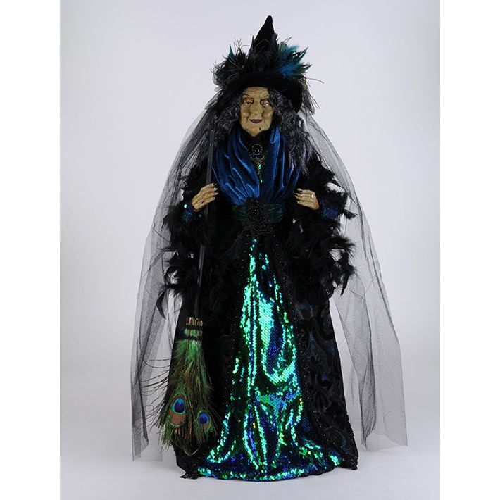Priscilla Peacock Witch 32"
