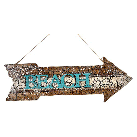 Beach Sign Ornament 16"