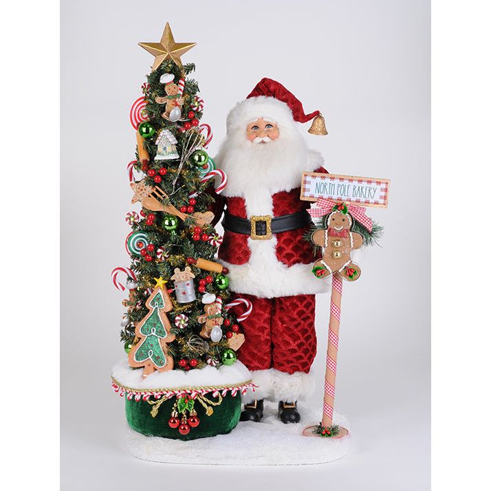 Ltd North Pole Bakery Santa 28"