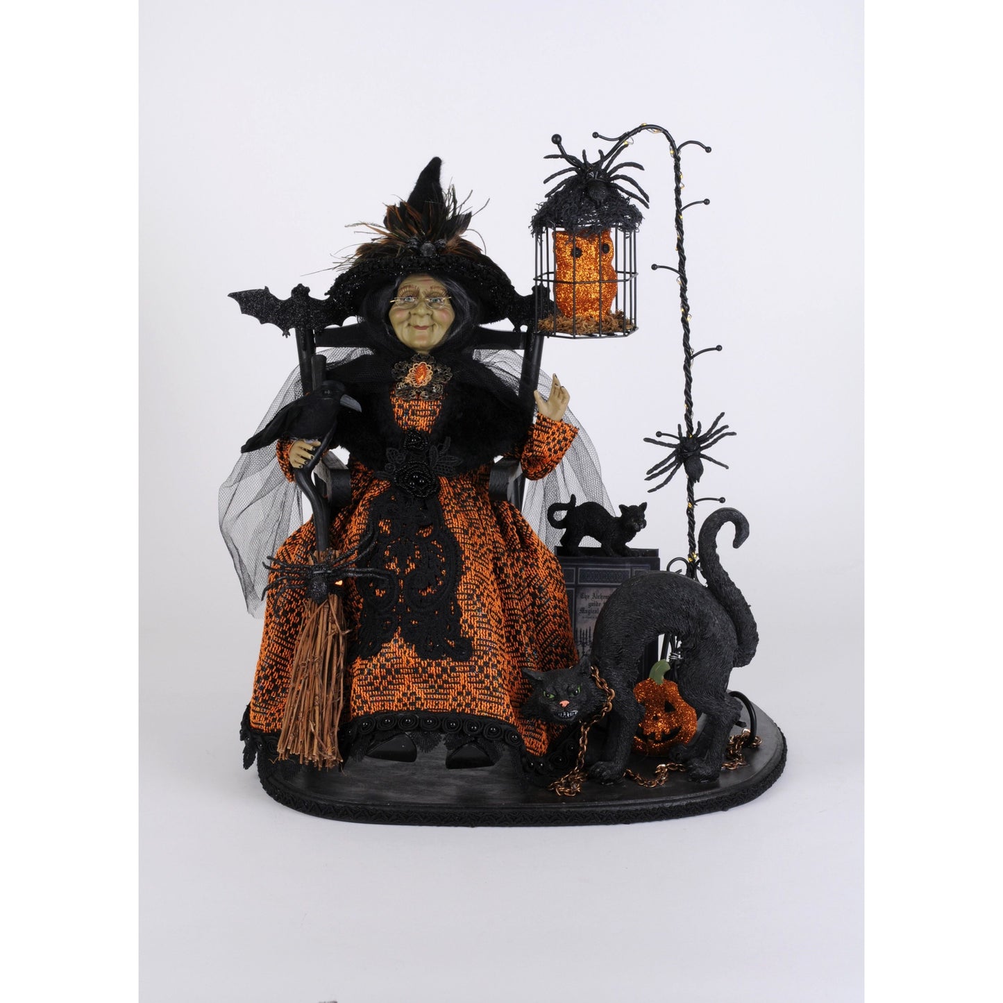 Lighted Spooky Story Teller Witch 18"