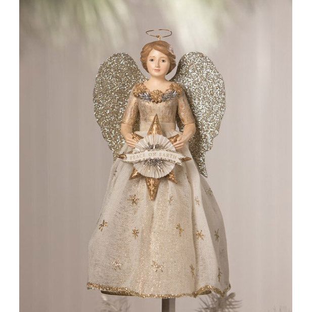 Peace on Earth Tree Topper 10"