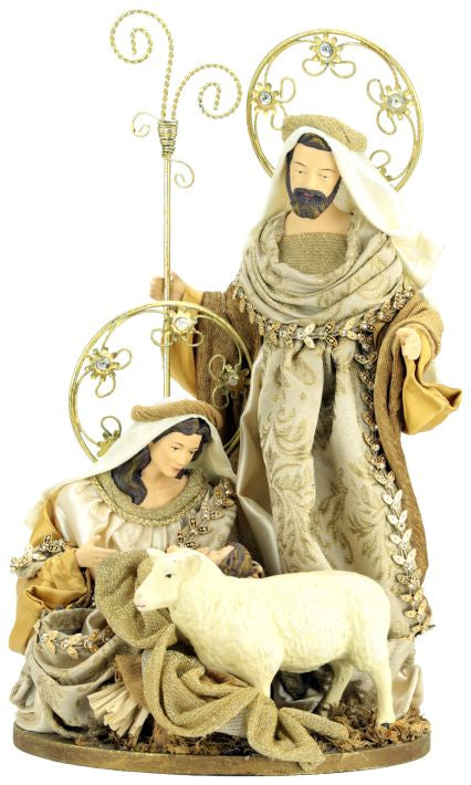 Radiant Holy Family Scene 13"