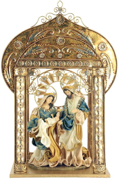 Elegant Holy Family on Gazebo 26"