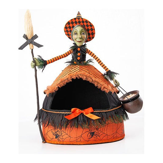 Witch Candy Container 4 x 10 x 22"