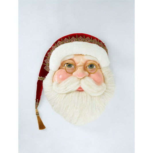 All the Trimmings Santa Mask 32"