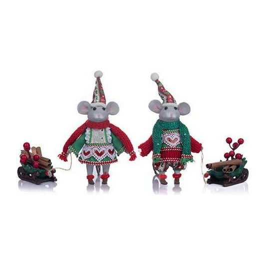 Brie & Colby Mice 7" set of 2