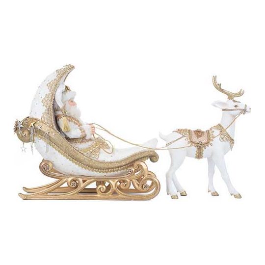 Celestial Sleigh/Reindeer 16"