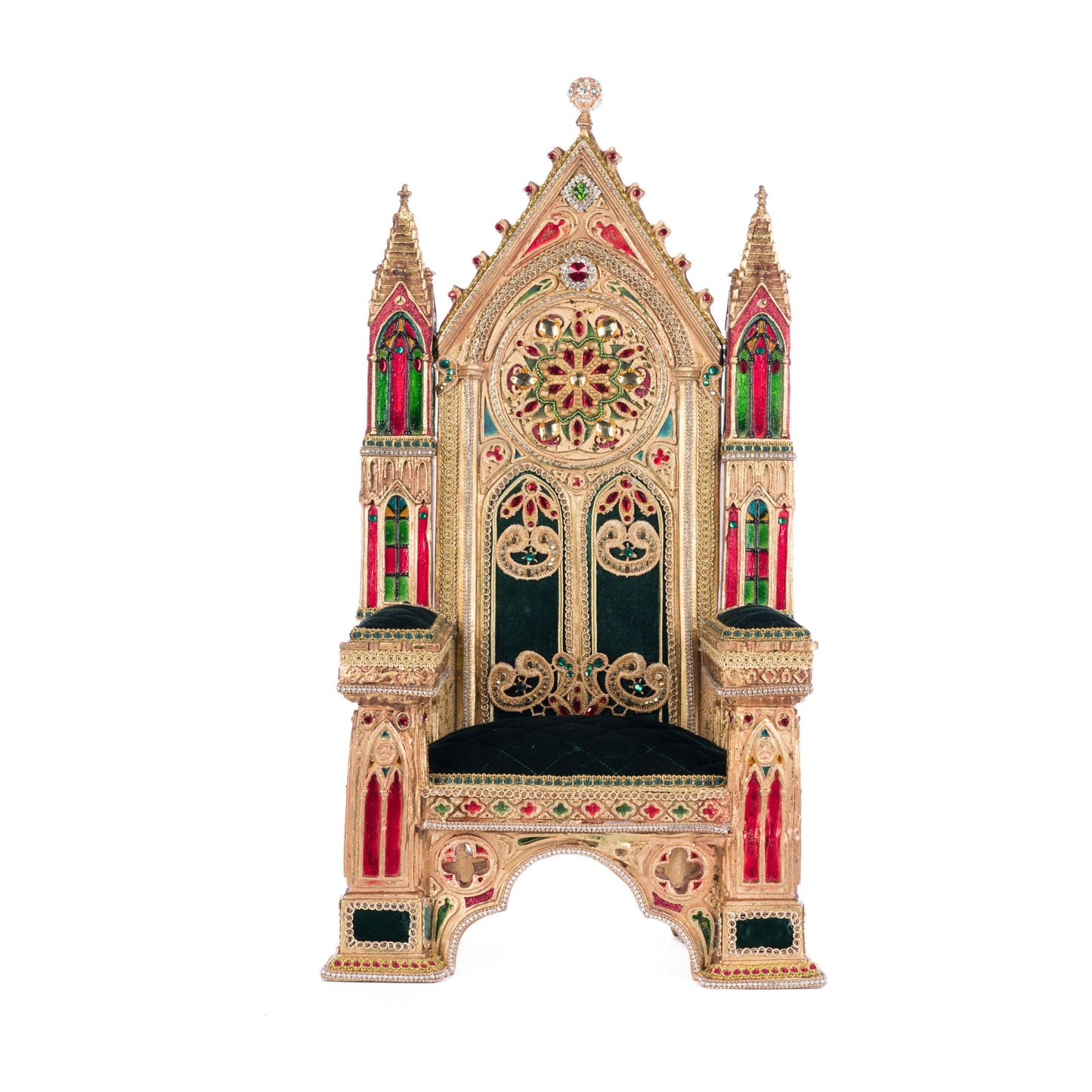 Christmas Castle Santa Chair 21"
