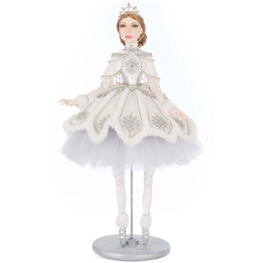 Selena Silver Ballerina Doll 28" x 16 x 16