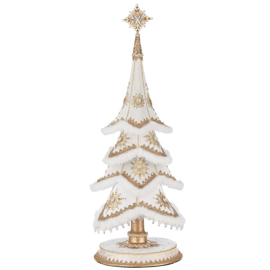 Golden Bells of Brilliance Tabletop Tree 28" x14 x 14