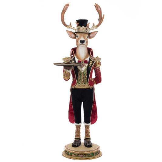 Christmas Ball Reindeer Butler 60" x 25 x 17