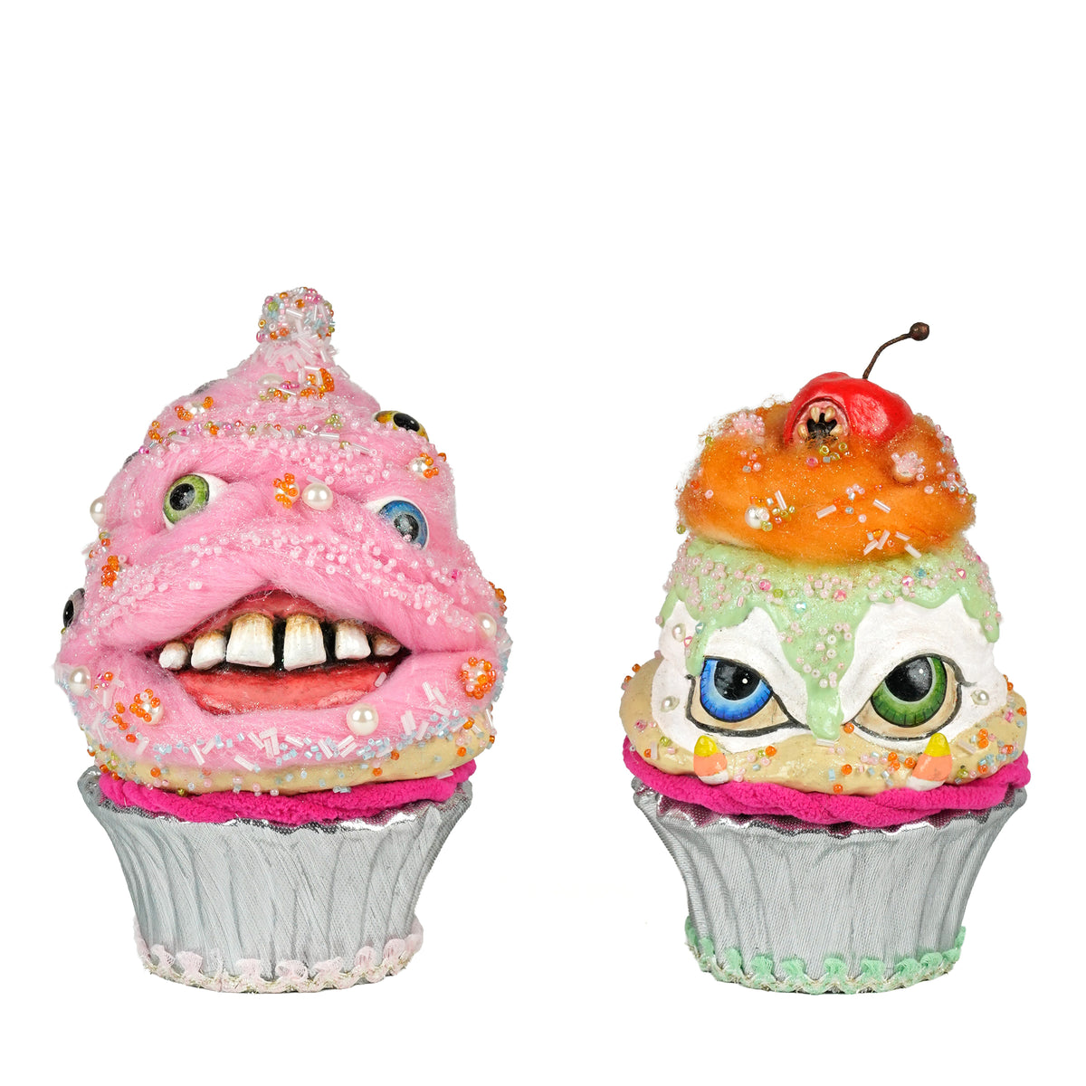 Sticky Sweet Crazy s Cupcakes Set/2, 8x5x5