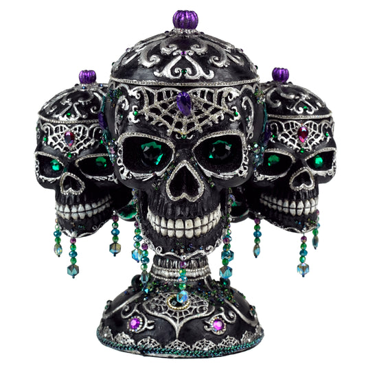 Tri Skull Candy Bowls, 12x10x9
