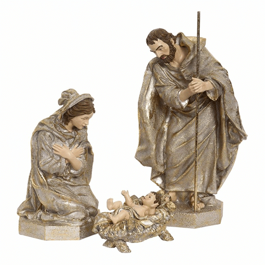 Glistening Nativity 18"set of 3