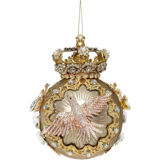Crown Jewels Ornament, Gold 7"
