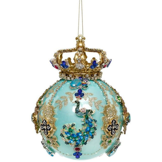 Crown Jewels Ornament, Turquoise - 7"