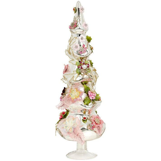 Jeweled Tree, Pink, Lg 17"