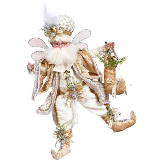 White Christmas Fairy Med 16"