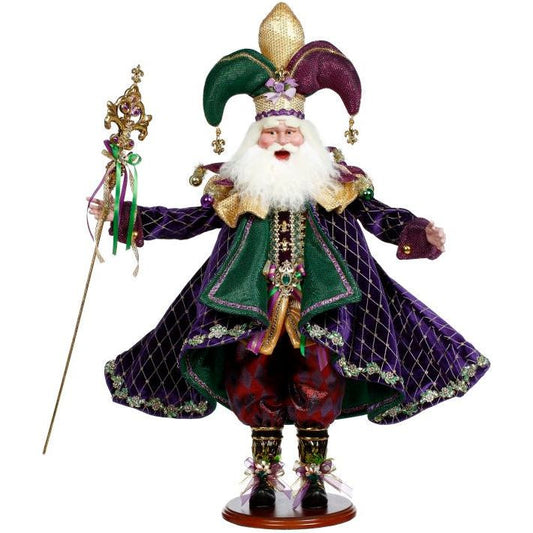 Carnavale Jester Santa 30"