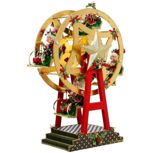 N/P Ferris Wheel W/Elf 36.5"