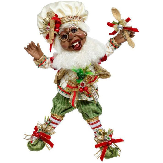 African American Kitchen Helper Elf, S12"